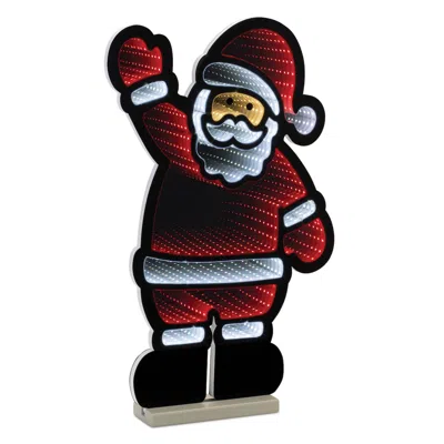 Houzbling Santa Infinity Light 22.5"h Acrylic Ul Plug Included