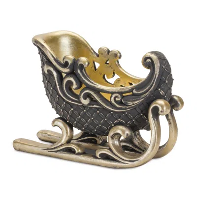 Houzbling Sleigh 10"l X 7"h Resin