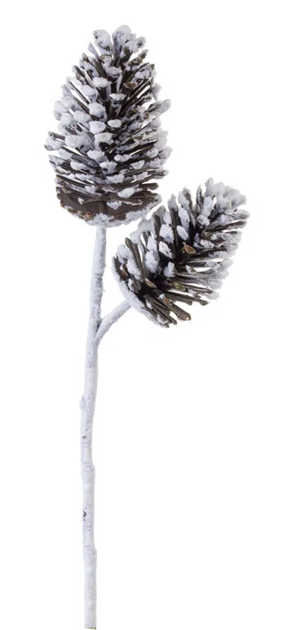 Houzbling Pine Cone Spray 28"h (set Of 6) Plastic