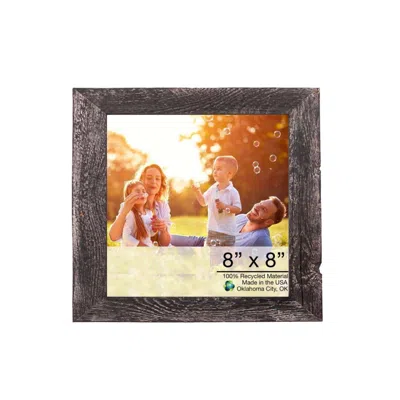 Homezia 11"x11" Rustic Smoky Black Picture Frame