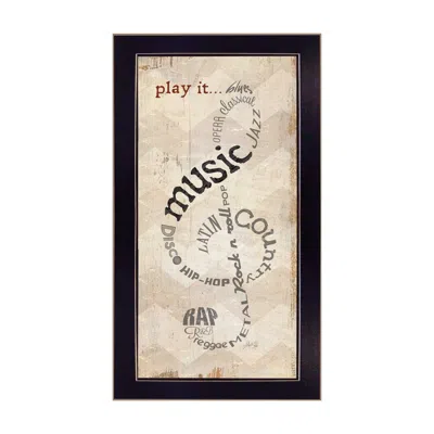 Homezia Take A Bubble Bath 1 Brown Framed Print Bathroom Wall Art