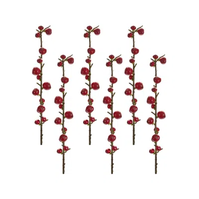 Houzbling Berry Spray (set Of 6) 33.25"h Plastic
