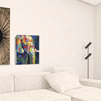 Homezia Bright Elephant Unframed Print Wall Art