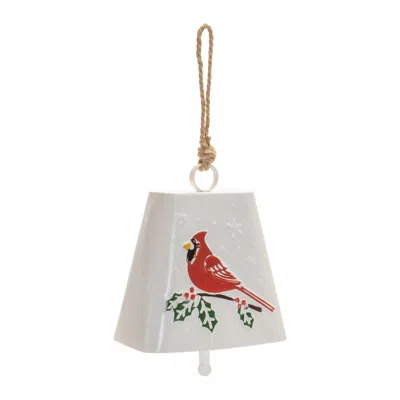 Houzbling Bell Ornament (set Of 2) 16"h Metal/rope