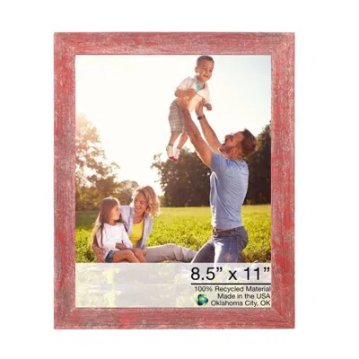 Homezia 11x17 Rustic Red Picture Frame