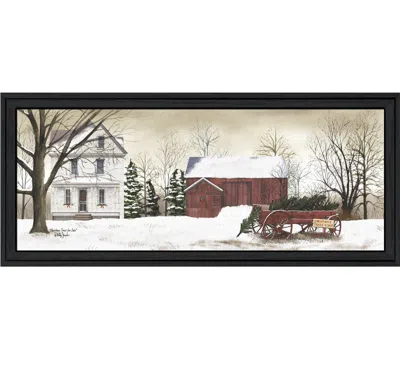 Homezia Christmas Trees For Sale 5 Black Framed Print Wall Art