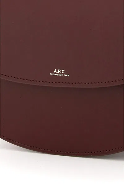 Shop Apc Geneve Crossbody Bag In Red