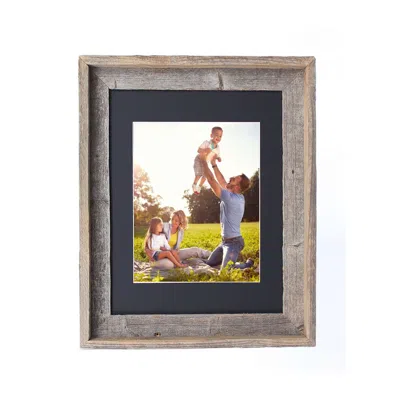 Homezia 16x20 Rustic Cinder Picture Frame With Plexiglass Holder