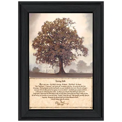 Homezia Take A Bubble Bath 1 Brown Framed Print Bathroom Wall Art