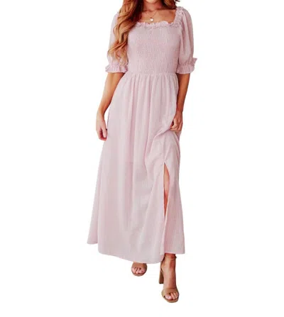 Andree By Unit Midday Stroll Dress In Pink In Pink