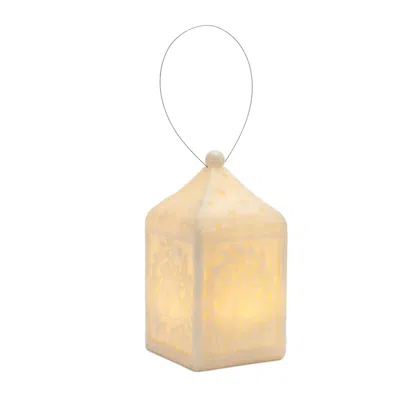 Houzbling Bell Lantern 4.25"l X 9"h Resin 3 Aaa Batteries, Not Included