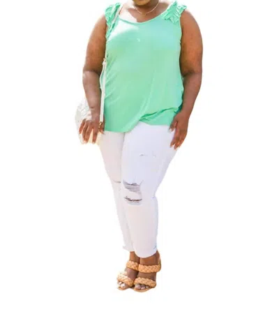 1clique Co. Cherry Girl Tank In Green In Green