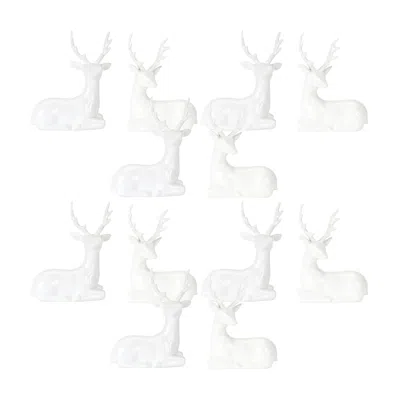HOUZBLING DEER (SET OF 12) 6"H RESIN 
