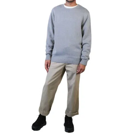 Knickerbocker Ivy Cotton Sweater In Heather Grey In Grey