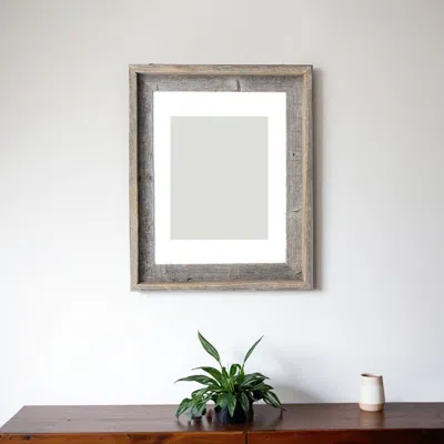 Homezia 16" X 20" Rustic Reclaimed Wood Picture Frame