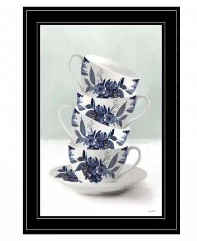 Homezia Set Of Two Earth To Petals 1 Black Framed Print Wall Art