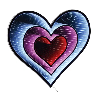 Houzbling Triple Hanging Heart Infinity Light 23.55"h Ul Plug