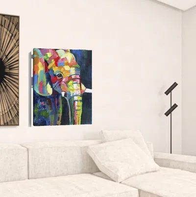 Homezia Bright Elephant Unframed Print Wall Art