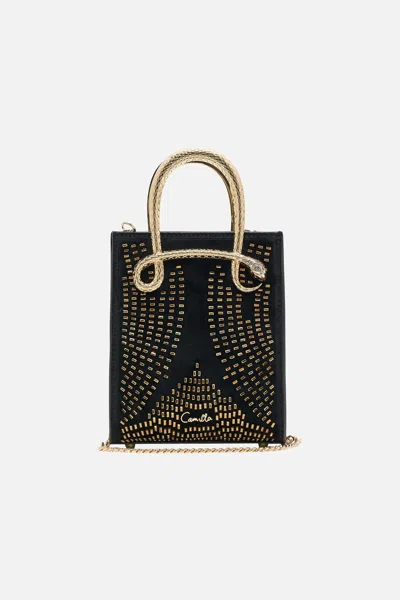 Camilla Mini North South Tote Solid Black