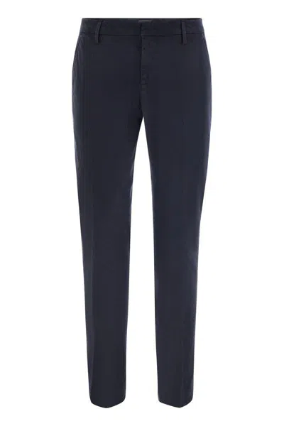 Dondup Men's Spiritissimo - Regular Chino Trousers In Dark Blue
