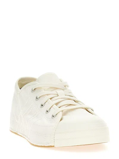 Y-3 Sneakers Low-top Textile Rubber Sole In White