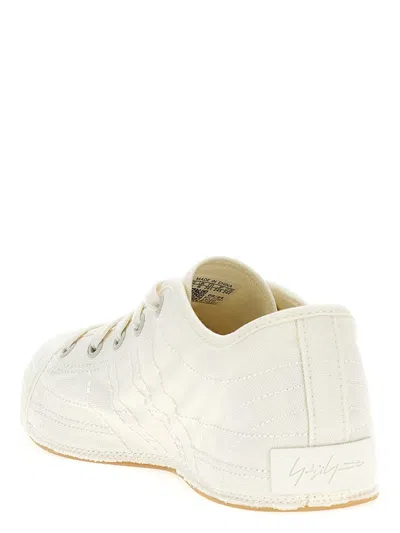 Y-3 Sneakers Low-top Textile Rubber Sole In White