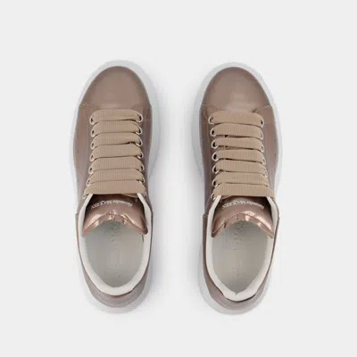 Alexander Mcqueen Women's Oversized Sneakers In Beige