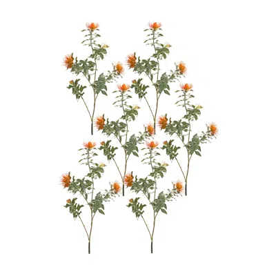 Houzbling Protea Stem (set Of 6) 34.25"h Plastic/flocking
