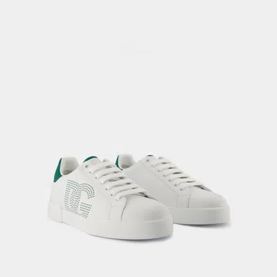 Shop Dolce & Gabbana Low Top Sneakers In White