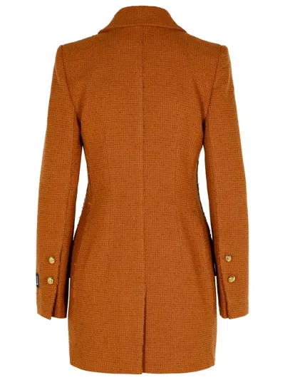 Patou Brown Wool Blend Blazer In Brown