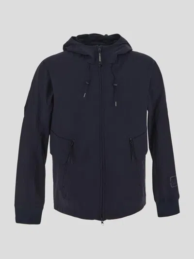 C.p. Company C.p.company Technical Fabric Hooded Jacket In Black