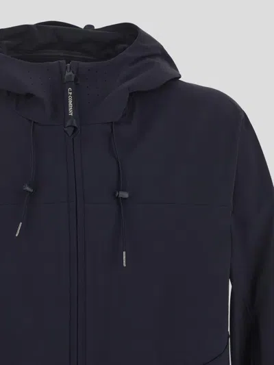 C.p. Company C.p.company Technical Fabric Hooded Jacket In Black