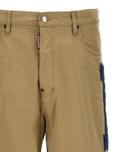 Shop Dsquared2 'eros' Jeans In Beige