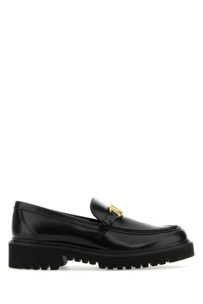 Shop Valentino Garavani Loavers In Black