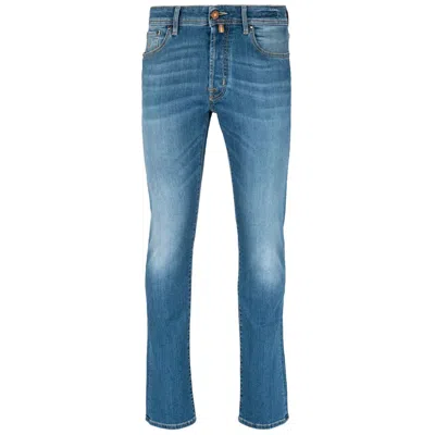 Jacob Cohen Bard Limited Edition Mid-rise Slim-fit Jeans In Blue