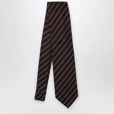 DESTIN DESTIN BURGUNDY/WHITE TIE 