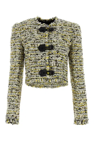 Shop Isabel Marant Jackets And Vests In Multicoloured