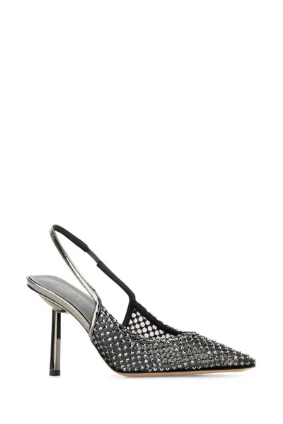 Shop Le Silla Heeled Shoes In Silver