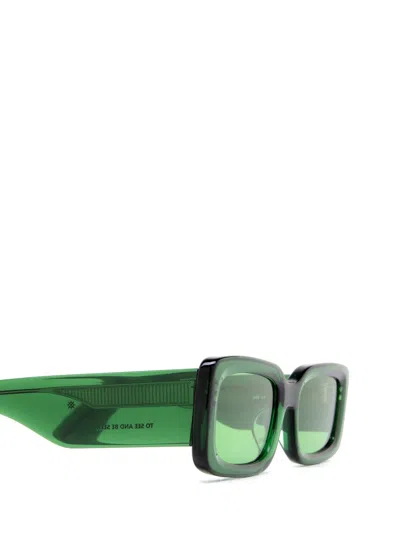 Shop Akila Sunglasses In Crystal Green