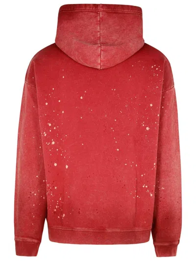 Dsquared2 Red Cotton Sweatshirt In Red