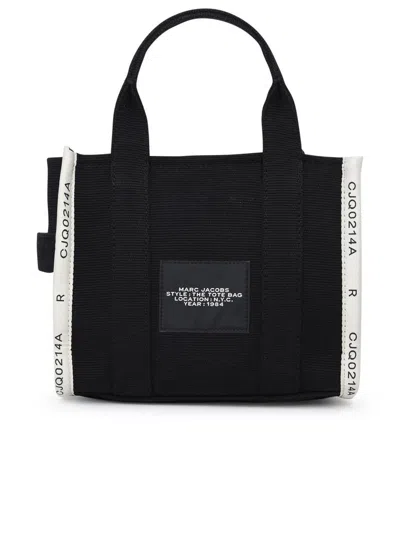 Marc Jacobs Small Cotton Jacquard Bag In Black