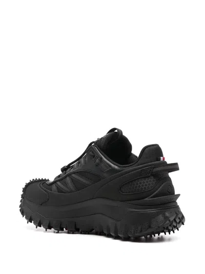 Shop Moncler Trailgrip Gtx Low Top Sneakers Shoes In Black