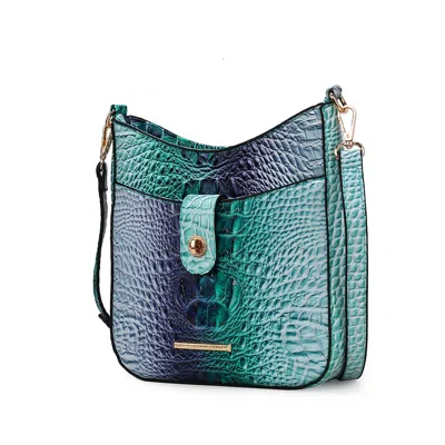 Mkf Collection By Mia K Giovana Gradient Crossbody Bag In Blue