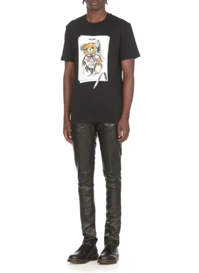 Moschino Teddy Bear T-shirt In Black