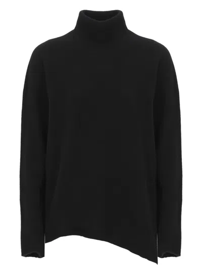 Vanisé Cashmere Turtleneck Sweater In Black