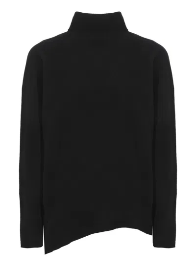 Vanisé Cashmere Turtleneck Sweater In Black