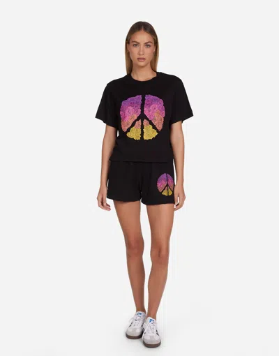 Lauren Moshi Rue Peace Roses In Black