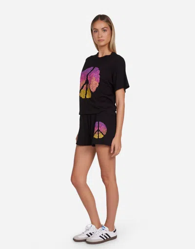 Lauren Moshi Rue Peace Roses In Black