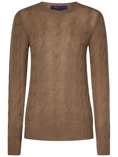 Shop Ralph Lauren Sweater In Brown