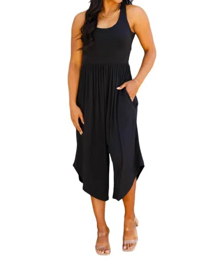 Eldridge Good Idea Jumpsuit In Black In Black
